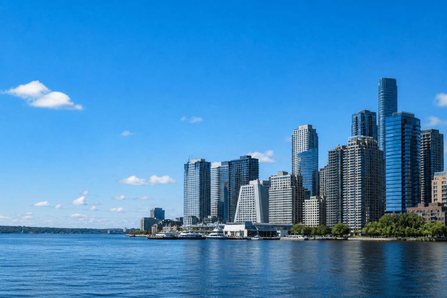 City skyline for the CDN Web Service business directory covering Canada and the USA